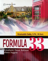 Image of Formula 33; Memahami Dasar Kalimat Bahasa Inggris