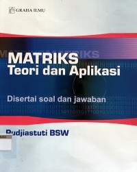 Image of Matriks Teori dan Aplikasi