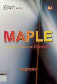 Maple untuk Persamaan Diferensial