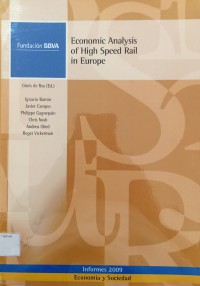 Economic Analysis of High Speed Rail in Europe