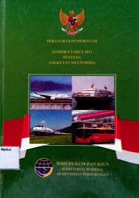 Peraturan Pemerintah Nomor 8 Tahun 2011 Tentang Angkutan Multimoda