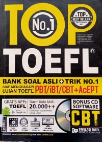 Image of Top No. 1 TOEFL Bank Soal Asli + Trik No. 1 Siap