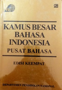 Image of Kamus Besar Bahasa Indonesia Pusat Bahasa