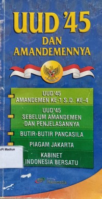 Image of UUD '45 dan Amandemennya