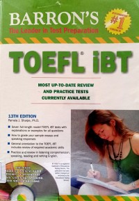 Image of Barron's TOEFL IBT