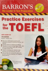 Image of Barron's Practice Exercises for the TOEFL