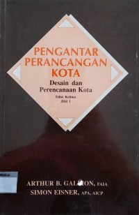 Pengantar Perancangan Kota;Desain dan Perencanaan Kota Jilid 1