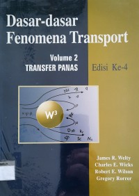 Image of Dasar-dasar Fenomena Transport; Volume 2 TRANSFER PANAS