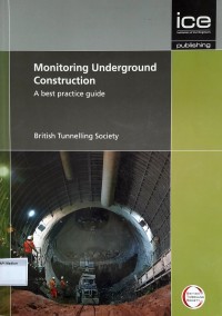 Image of Monitoring  Underground Construction:A Best Practic