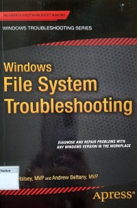 Windows File System Troubleshooting