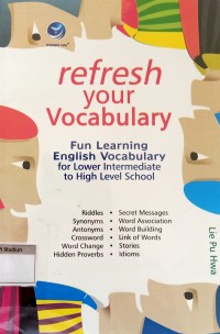 Image of Refresh your vocabulary