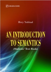 Image of An Introduction to Semantics; Students’ Text Book