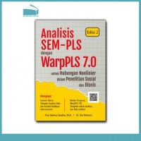Image of Analisis SEM-PLS dengan WarpPLS 7.0