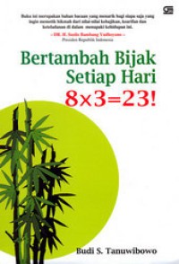 Image of Bertambah Bijak setiap Hari 8 x 3 = 23!