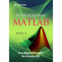 Image of Pemrograman Matlab Edisi 2