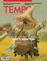 Image of Tempo: Bukan Sekadar Upeti Menteri